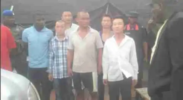 Illegal Chinese Miners Arrested, MinisterOf Mines Fumes At Security Operatives (Pic)